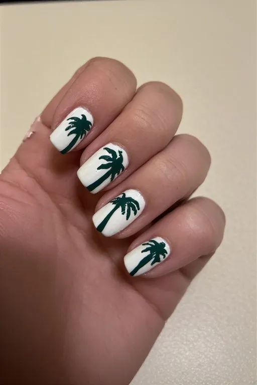 Tropical Nails for Vacation