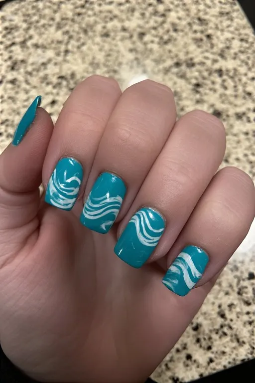 Tropical Nails for Vacation