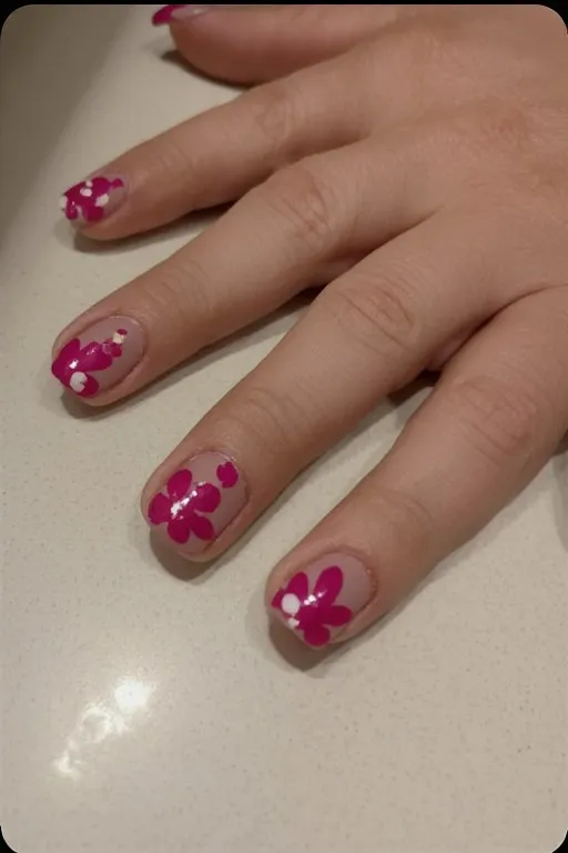 Tropical Nails for Vacation