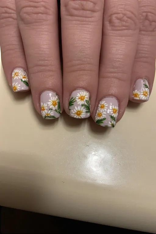Almond Summer Nails