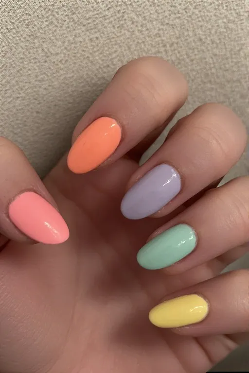 Colorful Summer Nails