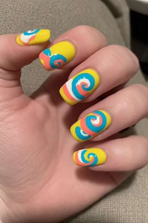 Colorful Summer Nails