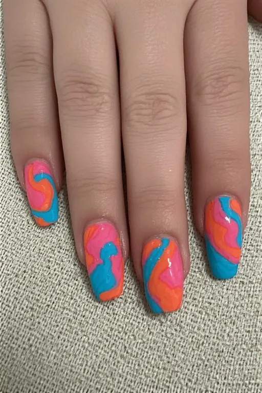 Colorful Summer Nails