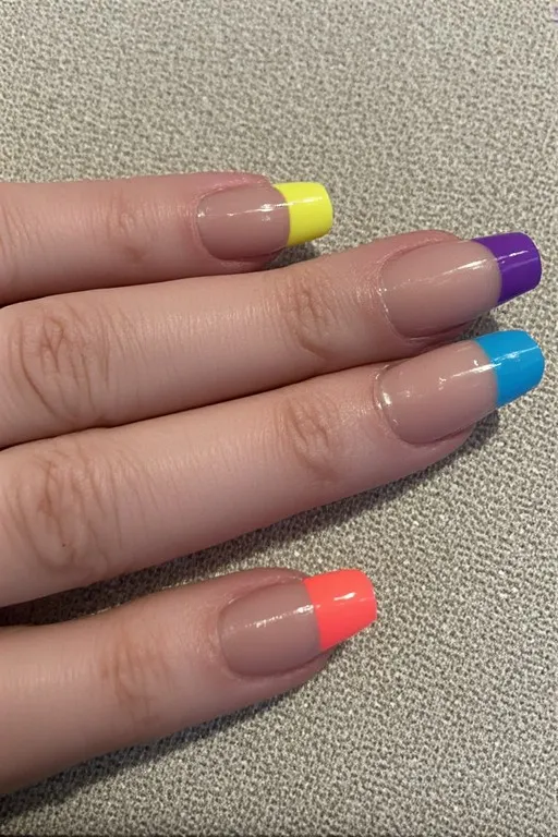 Colorful Summer Nails