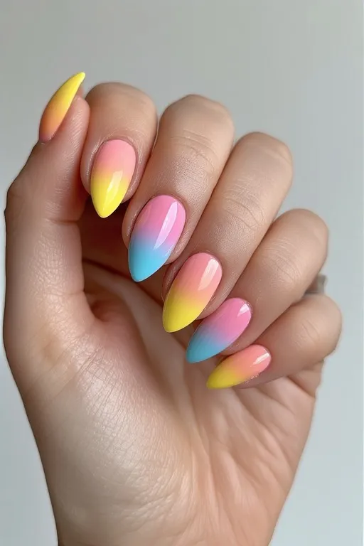  french tip summer nails